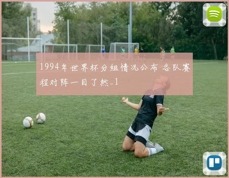 1994年世界杯分组情况公布 各队赛程对阵一目了然_1